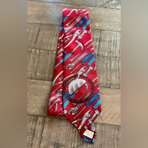 Home Improvement More Power Tools Novelty Tie - Picture 1 of 6